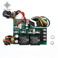 DC 10 -55V PWM DC Pengendali Kecepatan Motor Digital LED Papan Tampilan 0 -100 Modul Drive Dapat Disesuaikan Input MAX 60A 12V 24V 36V 48V