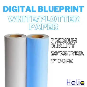 Blue paper 24 inches x 50 Yards - Digital blueprint paper Roll - 2