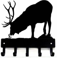 Elk Bull Key Rack Hanger - Small 6 inch Wide