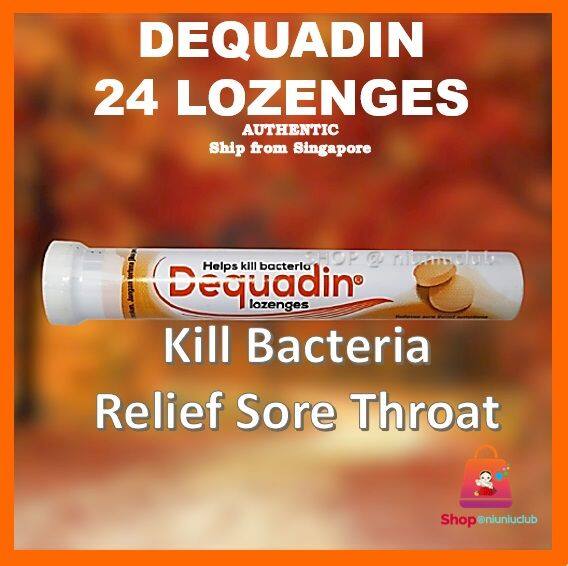 Lozenges Sore Throats Relief Dequadin 24 Citrus Lozenges sore throat ...