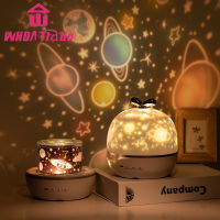 [เด่น] USB Starry Sky Projector Night Light/happy Birthday LED Projection Lamp / Universe Planet Cartoon Pattern LED Projection Lamp Room Decoration Kids Baby Gifts