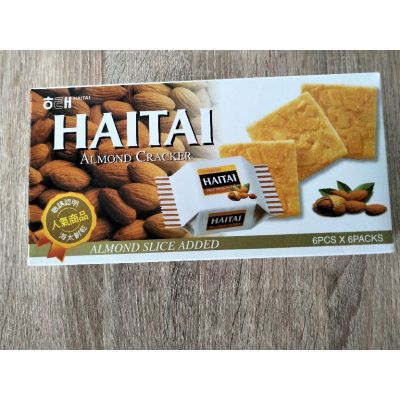 🔷New Arrival🔷 Haitai Almond Cracker แครกเกอร์ รสอัลมอนด์133g 🔷🔷