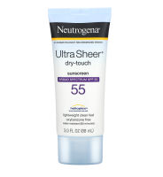 Neutrogena, อัลตร้าเชียร์ ดรายทัช ซันสกรีน SPF 55 ขนาด 3.0 ออนซ์ (88 มล.)