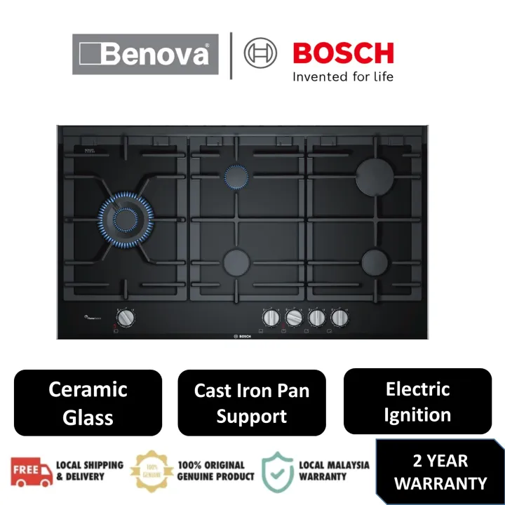 (Ready Stock) Bosch Series 8 90cm FlameSelect 5 Burner Builtin