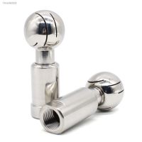 ❁卍 BSP 1/2 3/4 Inch SS304 Stainless Sanitary Rotary Spray Ball CIP Tank Claening Head 360Degree Wash Fitting Homebrew Female Thread