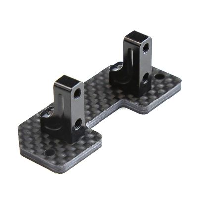 Carbon Fiber Servo Mount Axle Up Servo Fixed Bracket for Axial SCX10 SCX10 II 90046 1/10 RC Crawler Car Upgrade Parts