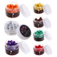 hot！【DT】 1 Carp Floating Fishing Artificial Baits Beads Pops Up Flavor Smell Hair Rig