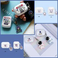 เคส Airpod Pro ลายการ์ตูนน่ารักนักบินอวกาศ,สำหรับ Airpods 2 3เคสสำหรับ Airpod Pro เคสป้องกันผิวชาร์จพร้อมจี้