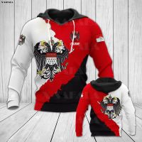 Xzx180305 double hard Eagle printed crown man zipper Hoodie Pullover Sweatshirt hooded Jersey tracksuit