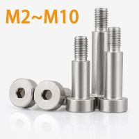 304 Stainless Steel Inner Hex Positioned Shoulder Screws with Cup Head Hexagon Plug Screw Convex Bolt M2.5 M3 M4 M5 M6 M8 M10