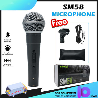 SM58-LC Handheld Dynamic Includes Stand Adapter, Zippered Carrying Case (SM58 / SM-58 / SM58LC) Vocal Microphone