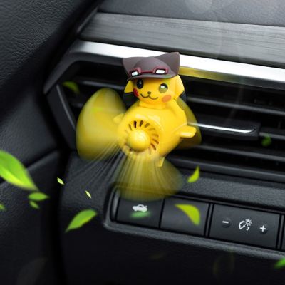 【DT】  hotCar Aromatherapy Pikachu Shaped Perfume Diffuser Fragrance Ornament Air Freshener Automobile  Interior Accessories