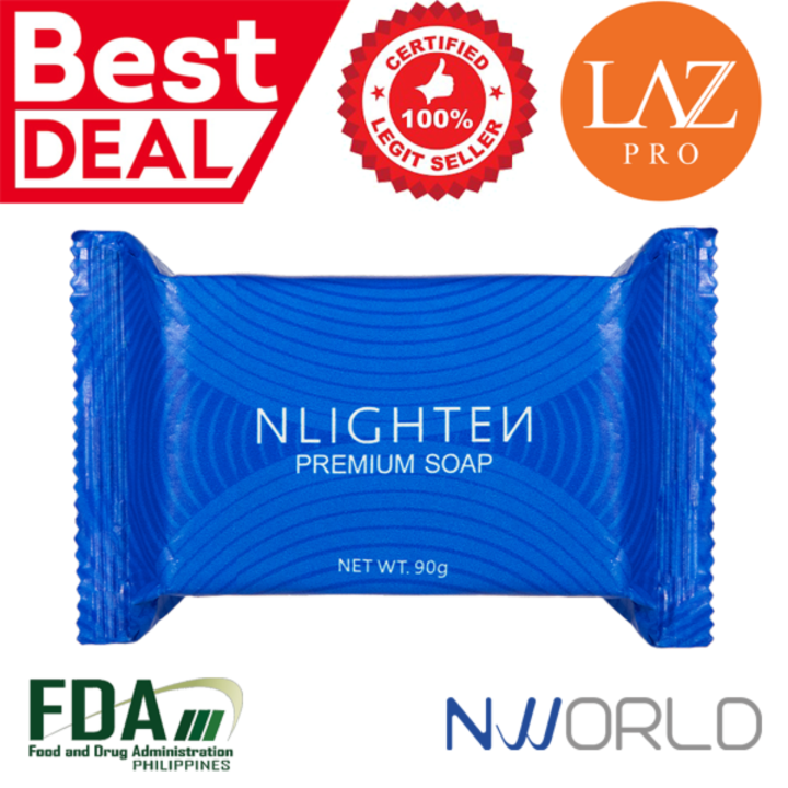 Nworld NLighten Premium Soap good for dry skin type (90g) whitening