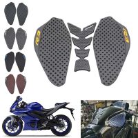 [YOMI Automotive Products] YZF R3รถจักรยานยนต์ถัง Pad ป้องกันสติกเกอร์รูปลอกจับเข่าก๊าซถัง3เมตรสำหรับ Yamaha YZF R3 2019-2021สติกเกอร์กันลื่น