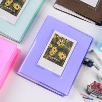 【LZ】 3/5 Inch Photocard Holder Photo Album Jelly Color Photocard Binder PVC Transparent Kpop Card Binder Instax Mini Album  Name Card