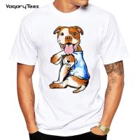 Men Summer Fashion Bull Dog/Dachshund/ Tattoo I Love Mom Print T-Shirt Casual Harajuku Kawaii MotherS Day Gifts T Shirt