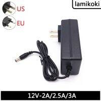 220 Volts To DC 12V 3A 2.5 Amp 2 Power Adapter Desktop Computer LCD Monitor Video Charging Line