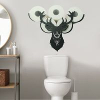 Metal Animals Rack Toilet Paper Holders Wall Mount Bracket Paper Roll Accessories Kitchen Bathroom Storage Racks Shelf Organizer Toilet Roll Holders