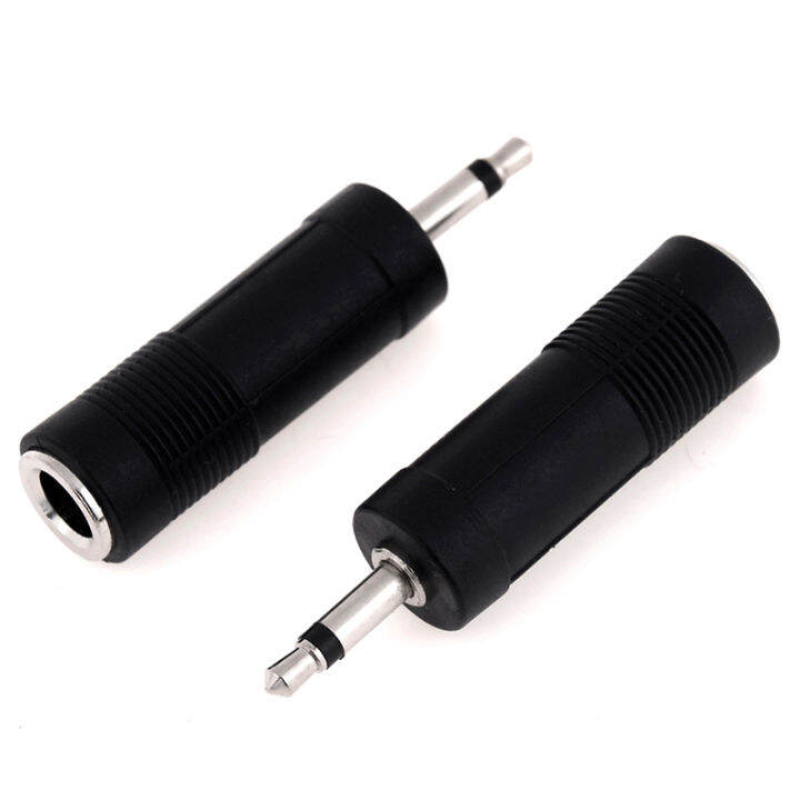 Stereo To Mono Converter 1/8''Male Plug Mono To 1/4
