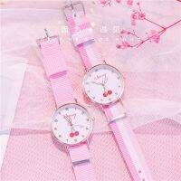 【Hot Sale】 Childrens and Girls Watches Female Temperament Department School Students Canvas