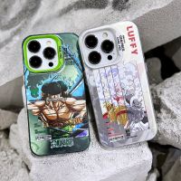 การ์ตูนวันพีชสุดเท่เคสเคสโทรศัพท์มือถือ Luffys Lu Ffy Zoro สำหรับ iPhone 14 Pro Max เคสแข็งกันแรงกระแทกฝาหลังโทรศัพท์สำหรับ iPhone 13 Pro Max One Peace Zoro เคสสำหรับ Apple โทรศัพท์12 Pro Max 11เคสห่อหุ้ม