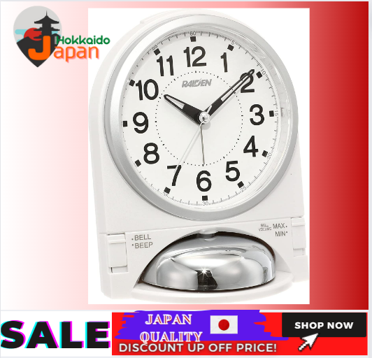 [100 Japan Import Original] Seiko Clock Alarm Clock Analog Loud Loud