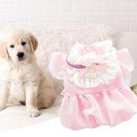 Beautiful Dog Maid Skirt Soft Texture Pet Dress Adorable Decorative Pet Dog Bowknot Princess Dress Dresses