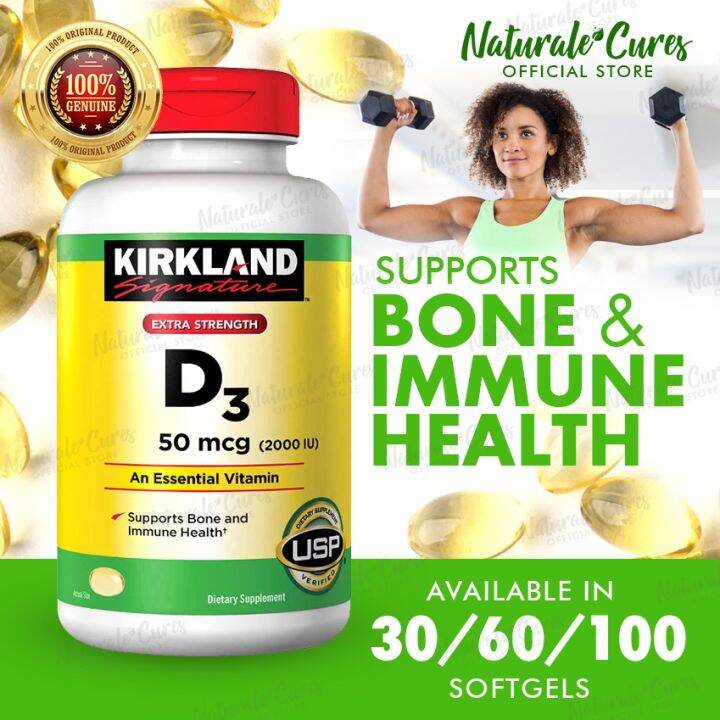 ♝Fresh Arrival from USA With Freebie Kirkland Vitamin D3 (2000 IU