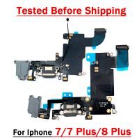 10 ชิ้น / ล็อตใหม่สําหรับ iPhone 6 6s 6s Plus 7 Plus 8 8G Plus USB Charging Port Dock Connector Board Flex Cable พร้อมไมโครโฟนไมค์