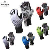 hotx【DT】 Boteyle Cycling Half-finger Gloves Anti-slip Mitten Mens Fingerless MTB Road Short