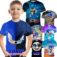 New Arrival Sonic The Hedgehog Kids T-shirt Cartoon Short Sleeve T Shirt Casual Round Neck Kid T Shirt (In Stocks)