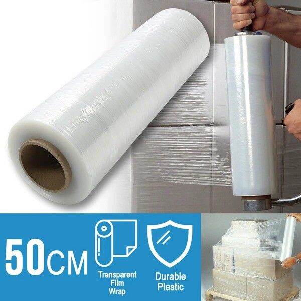 Clear Stretch Film PE Wrapping Firm Transparent Stretch Plastic Pallet