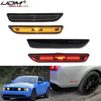 IJDM Lampu Mobil Depan &amp; Belakang, Lampu Penanda โลโก้ Dengan Kuda Merah Untuk 2010-2018 Ford Mustang, Lampu Parkir Sinyal Belok