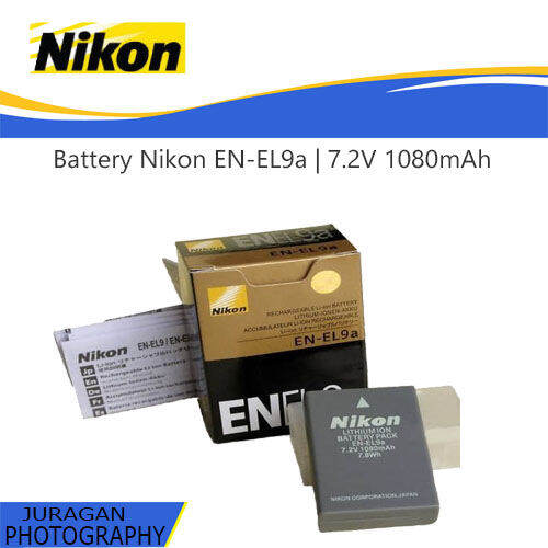 Battery Nikon EN-EL9a | 7.2V 1080mAh | Lazada Indonesia