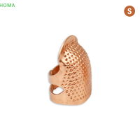 ?【Lowest price】HOMA ปลอกนิ้วเข็มทองอุปกรณ์เย็บโลหะเครื่องมืองานฝีมือ