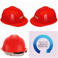 Safety Helmet Construction Workers Safety Helmets Sunshade Custom HD PE ABS National Standard Breathable Multiple Color Sale