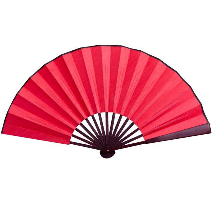 10/13 Inch Folding Fan Hand Silk Cloth DIY Chinese Folding Fan Wooden ...