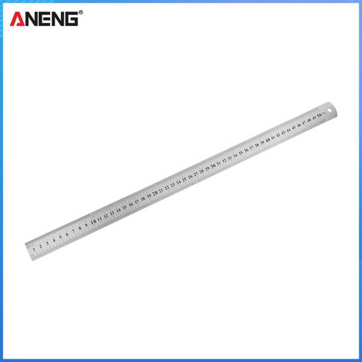 Stainless Steel Metal Straight Ruler Precision Double Sided Measuring Tool
