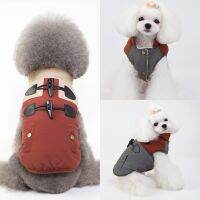 【CW】 Dogs Collar Warm Clothing Horns Buckle Cotton Chihuahua Medium Dog Ropa Para Perro