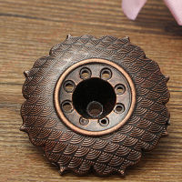 tr1 Shop Mini Thread Incense Holder Incense Holder Nine-hole Lying Incense Exquisite Sandalwood Base Plate Incense Holder Multifunctional Incense Holder