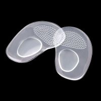 1 Pair Women Soft Silicone Gel Cushion Insoles Metatarsal Support Insert Pad Shoes Insoles Half Yard Stick Foot Care Shoes Accessories