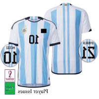 Player Issues -22/23 Argentina jersey 2022 home man Messi jersey shirt jersey football jersey