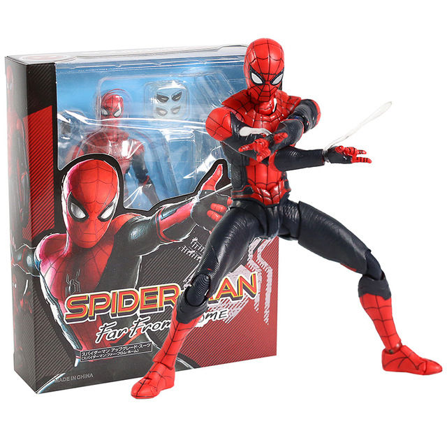 SHF Spider Man Far From Home Spider man Upgrade Suit Ver. PVC Action Figure  Collectible Model Toy | Lazada PH