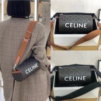 2023 CELI1NEˉNew Style Cylinder Bag Messenger Bag Mens Bag Womens Bag Shoulder Bag Underarm Bag Round Drum Bag Tube Bag Cosmetic Bag Mobile Phone Bag Storage Bag New Product Womens Bag Mens New Style Messenger Bag Old F