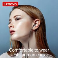 Lenovo XF06 In-Earหูฟังมีสายเสียงหนักไดรเวอร์ซับวูเฟอร์หูฟังสเตอริโอ3.5มม.หูฟังสำหรับเล่นกีฬาพร้อมไมโครโฟน