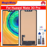 MagicMeta TFT 6.53 "สำหรับ Huawei Mate 30 Pro LIO-L09 L29ชิ้นส่วนจอสัมผัสแอลซีดีของเครื่องแปลงดิจิทัล TL00สำหรับ Huawei Mate 30 Pro เครื่องมือจอแอลซีดี