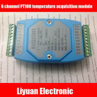 6-way PT100 temperature logger acquisition module 485 MODBUS RTU protocol inspection table