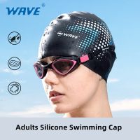 Silicone Swimming Cap Adults Waterproof Summer Swim Pool Cap Elastic Protect Ears Protection Long Hair Diving Hat