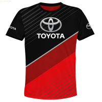 D029 (สต็อกเพียงพอ) 2023 NEW Toyota 3D T Shirt T SHIRTคุณภาพสูง size:S-5XL