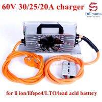 เครื่องชาร์จ30a 60V เครื่องชาร์จแบตเตอรี่ลิเธียมแรงดัน20a 25a 60V 16S 67.2V Li Ion 20S 73V 25S 70V Lto สมาร์ทแบตเตอรี่ตะกั่ว-กรดสเก็ตบอร์ดกลางแจ้ง